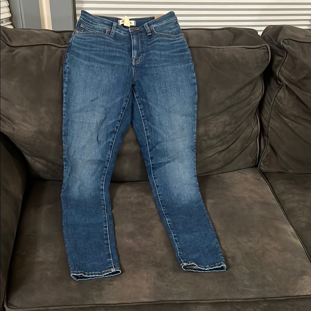 Madewell Highrise Curvy cropped jeans